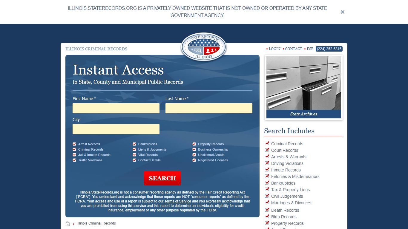 Illinois Criminal Records Online | StateRecords.org